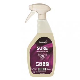   Sure Cleaner Desinfektionsspray Reinigungsmittel und Desinfektionsmittel, 750 ml