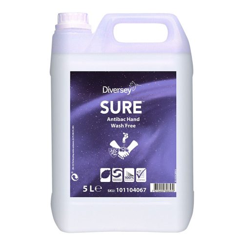 Sure Antibac Hand WashFree fertőtlenítő szappan, 5 liter