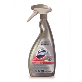   Domestos Pro Formula Taski Sani 4 in 1 Plus Spray saure Reinigungsmittel für Badezimmer, Desinfektionsmittel, Kalkentferner und Duftstoff mit Milchsäurebasis, 750 ml