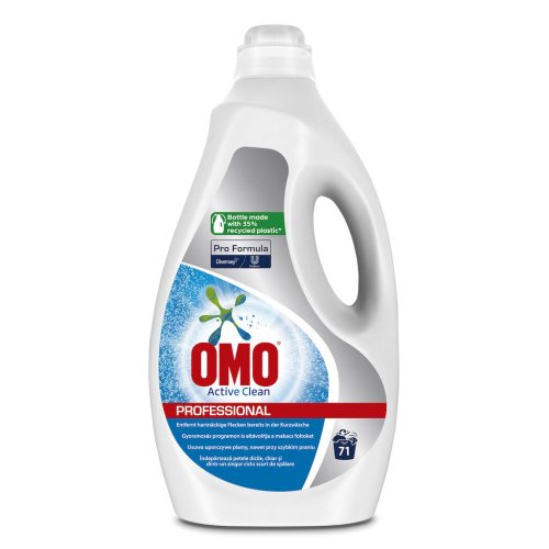 Omo Pro Formula Liquid Active Clean fehérítő folyékony mosószer, 5 liter