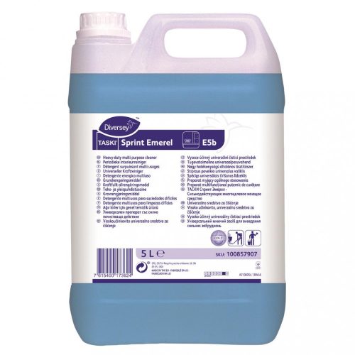 Taski Sprint Emerel komplexképzős, intenzív hatású általános tisztítószer, 5 liter (Taski Alpur helyettesítő terméke)