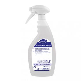   Diversey Oxivir Plus Spray Reinigungs- und Desinfektionsmittel für wasserfeste harte Oberflächen und nicht-invasive medizinische Geräte, 750 ml