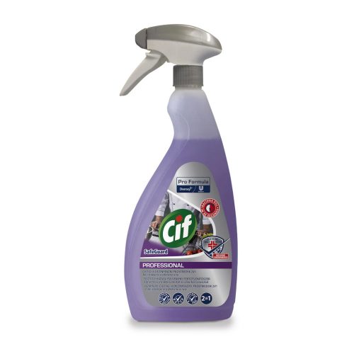 Cif Pro Formula 2in1 Cleaner Disinfectant einsatzbereiter Küchenreiniger und Desinfektionsmittel für Flächen, die mit Lebensmitteln in Berührung kommen, 750 ml