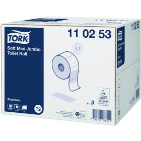 Tork Premium Schneeweißes Toilettenpapier, 12 Rollen/Karton