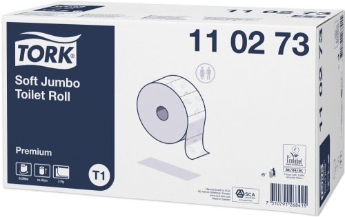 Tork Premium Jumbo Soft toalettpapír, 6 tekercs/karton