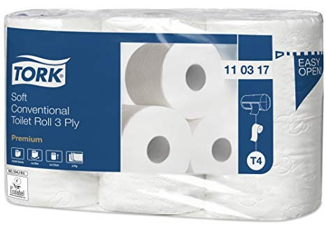 Tork Premium Soft (T4) kis tekercses toalettpapír, fehér, 3 rétegű