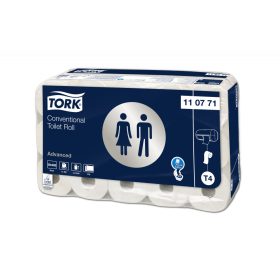   Tork Advanced Haushalts-Toilettenpapierrolle, 2-lagig, 30 Rollen/Paket