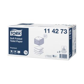   Tork Premium Soft hajtogatott toalettpapír, 30 csomag/karton