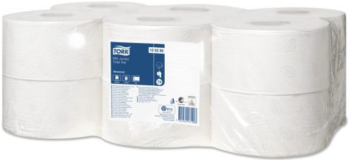 Tork Mini Jumbo Toilettenpapier, 12 Rollen/Paket
