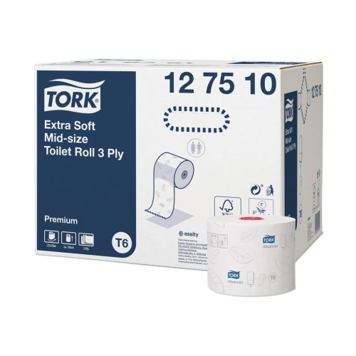 Tork Extra Soft Mid-size T6 kompakt toalettpapír