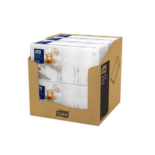 Tork Soft Bon Appetit Cutlery Pocket szervizszalvéta, evőeszköz zsebbel, 200 db/csomag, 6 csomag/karton