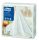 Tork LinStyle® fehér Dinner textilhatású szalvéta, 50 db/csomag