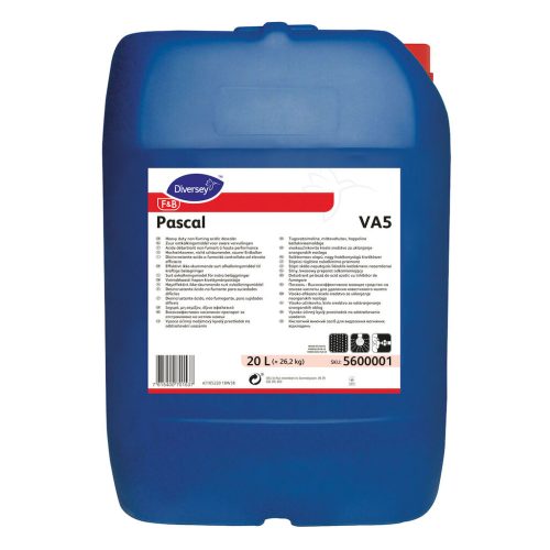 Pascal VA5 salétromsav alapú, nagy hatékonyságú tisztítószer, 20 liter