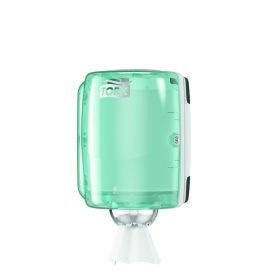   Tork M2 belső letekeredésű tekercses kéztörlő adagoló, fehér-türkiz