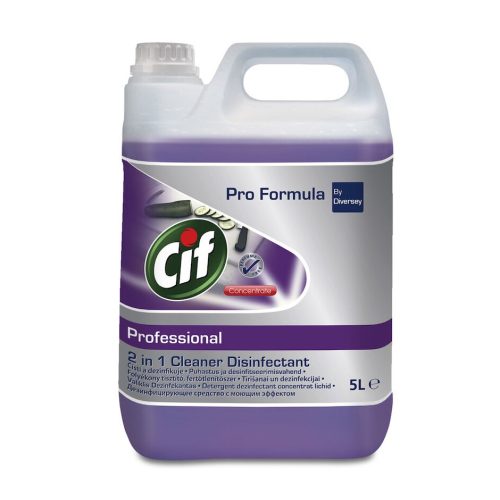 Cif Pro Formula 2in1 Concentrated Kitchen Cleaner Disinfectant kombinált hatású általános tisztító-, fertőtlenítőszer, kézi mosogatószer, 5 liter