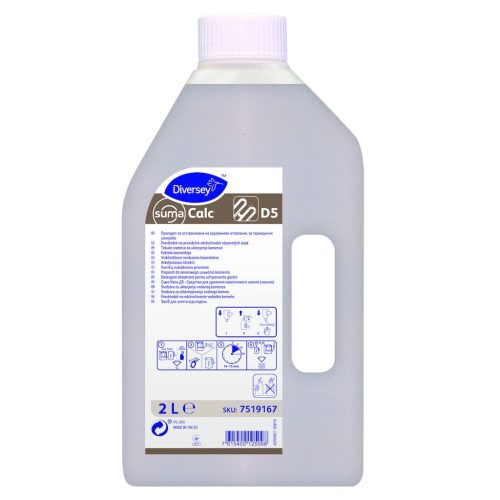 Suma Calc D5 folyékony vízkőoldószer koncentrátum időszakos használatra, 2 liter