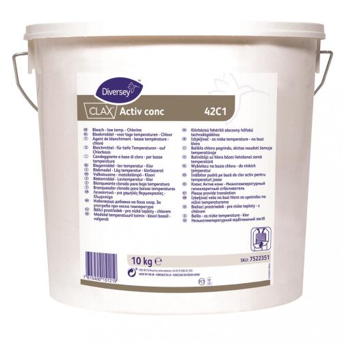 Clax Activ concentrate 42C1, koncentrált fehérítő por, 10 kg