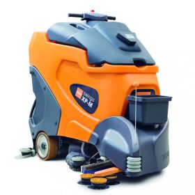  TASKI swingo XP-M B BMS IntelliSweep akkumulátor üzemű, kisméretű, ráállós súroló- és söprőgép