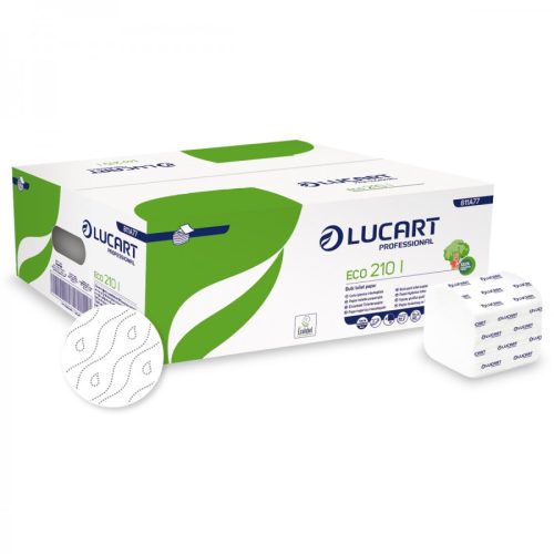 Lucart Eco 210 I hajtogatott toalettpapír, 40 csomag/karton