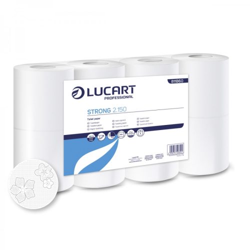 Lucart Strong 2.150 toalettpapír, 8 tekercs/csomag