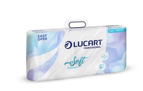 Lucart Strong 2.10 Toilettenpapier, 10 Rollen/Paket