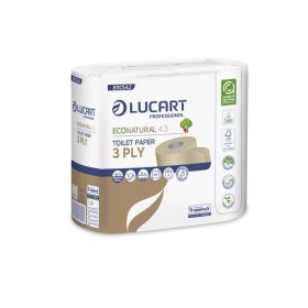 Lucart EcoNatural 6.3 Toilettenpapier, 6 Rollen/Paket