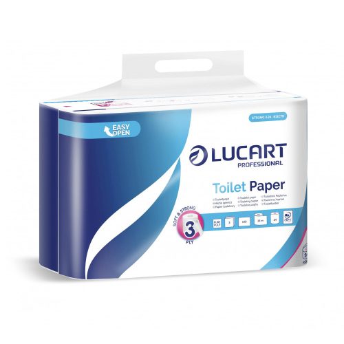 Lucart Strong 3.24 Toilettenpapier, 24 Rollen/Paket