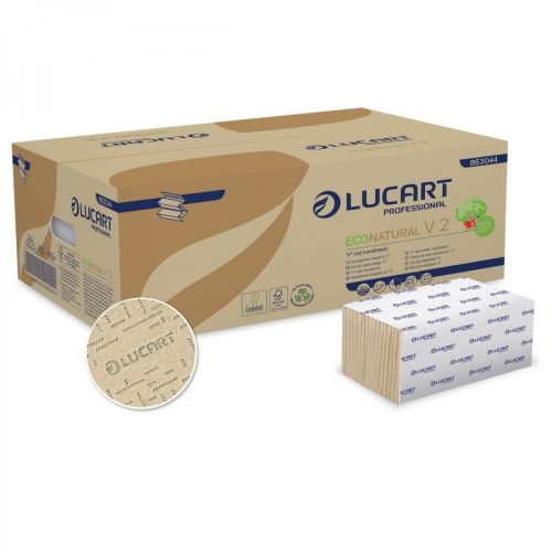 Lucart EcoNatural V 2 gefaltetes Papierhandtuch