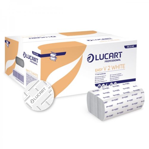 Lucart Easy V 2 White hajtogatott kéztörlő