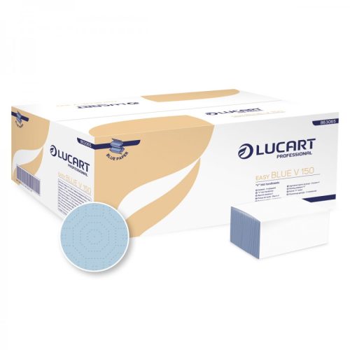 Lucart Easy Blue V 150 gefaltetes Papierhandtuch
