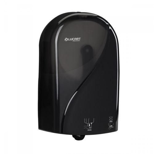 Lucart Identity Toilet adagoló, fekete, automata toalettpapír-adagoló