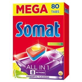 Somat All in 1 Geschirrspülmaschinentablette, 80 Stück