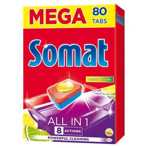 Somat All in 1 mosogatógép tabletta, 80 db