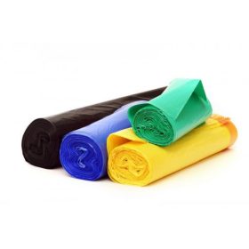   Hulladékgyűjtőzsák, 60*100 cm, 110 literes, 20 mikron, 10 darab/roll