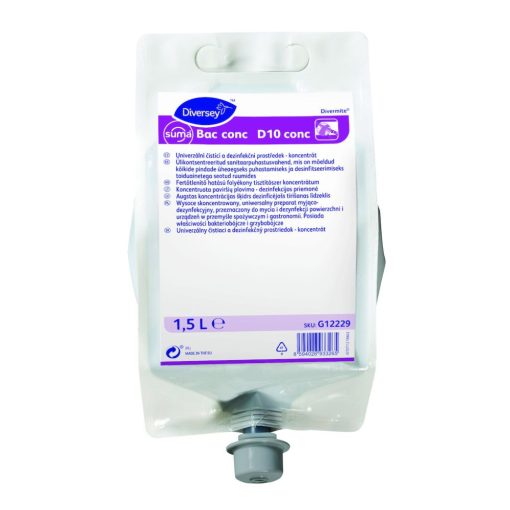 Suma Bac koncentrátum D10 koncentrátum fertőtlenítő hatású lemosó, 1,5 liter