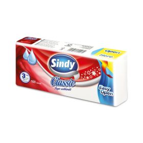 Sindy Classic papír zsebkendő, 3 rétegű, 100 db/csomag