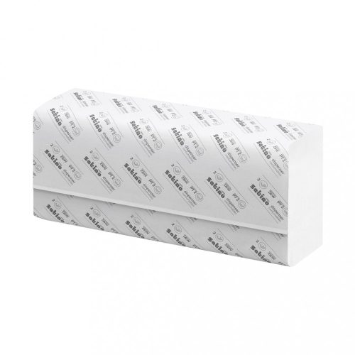 Wepa Satino Prestige schneeweißes Interfolded gefaltetes Papierhandtuch