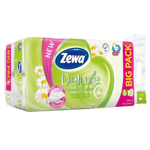 Zewa Deluxe Camomile Comfort toalettpapír, 3 rétegű, 16 tekercses