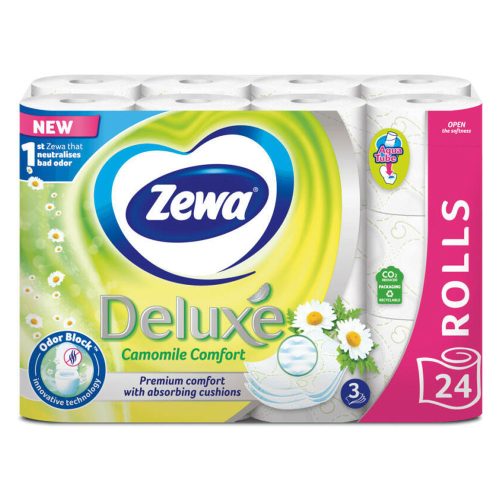 Zewa Deluxe Camomile Comfort toalettpapír, 3 rétegű, 24 tekercses