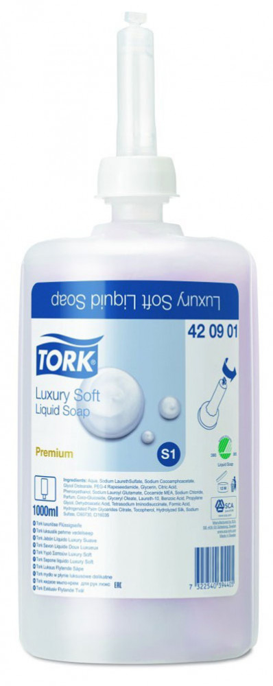 Tork Luxus Soft folyékony szappan, 1000 ml